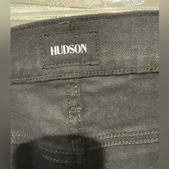 Mens Hudson’s jeans. Size 33. Slim straight black jeans - Picture 2 of 7